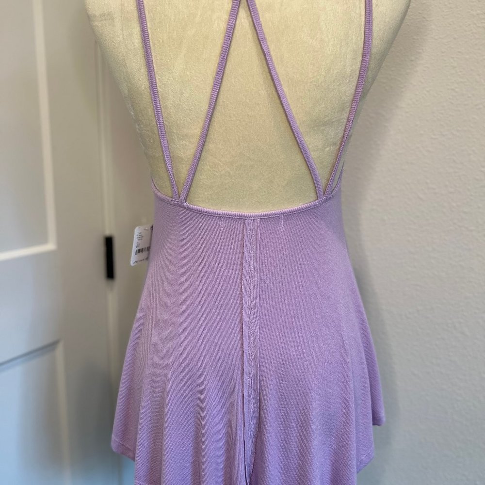 Free People | Lavender Cross Strap Tank | Size: M | NWT - Picture 3 of 5